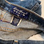 Eddie Bauer Heavyweight Blue Cotton Denim Straight Leg High Waist Jeans Size 12P Photo 11