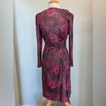 Vintage Rimini pink purple black silver metallic dots dress Made in USA Size undefined Photo 1