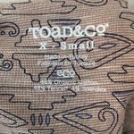 Toad and Co Mocha Geometric Print Short Sleeve Athletic Rosemarie Dress Sz XS Tan Photo 3