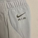 Nike Air Women's High-Waisted Corduroy Fleece Pants size Medium ice blue NWT Photo 2