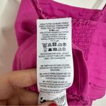 Boden Fitted Linen Strappy Top in Rose Linen Pink Size XS Photo 4