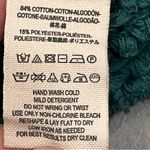 Free People Teal Blue V Neck Sand Dune Oversized Bell Sleeve Sweater size XS Photo 10