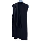 Acler Doheny Black Drape Scarf Sleeveless Blouse Top Size 10 Asymmetrical Photo 8