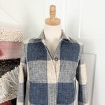 J. McLaughlin  Hester Jacket Blue Cream Sz XS Photo 3