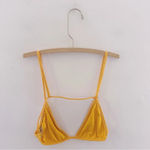 Minimale Animale  The Lucid Rib Bikini Top Saffron Ribbed Yellow Photo 3