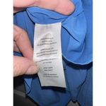 Alice + Olivia  Fletcher Blue‎ Silk Racerback Exposed Zipper Dress Size XS Photo 6