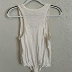 Free People  Cream Tank Top Bodysuit Photo 2