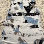 Calvin Klein Blue and Black Patterned Top Photo 3