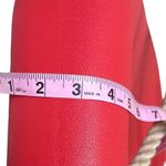 Beach Tote Red Rubber Canvas Lined Tote bag with braided rope handle Photo 11