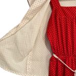 Vintage Red White Polka Dot Sun Dress Jacket Womens Sz Size XS 60s Whimsical Photo 4