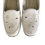 DR. SCHOLL'S CutOut Leather Loafers Women 7.5M Balance VTG Everyday Boho Retro Size 7.5 Photo 3