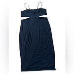 Good American Black Cut Out Maxi Dress Photo 1