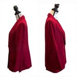 Oleg Cassini  Wool 2pc Skirt Suit Blazer Jacket Ruby Red Size 12 Vintage Rare NWT Photo 6