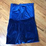 Issac Mizrahi Selma Blair Bright Blue Velour Pants Size M Photo 3