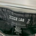 Hummingbird Black denim high waisted shorts with flower embroidery and  butterfly Photo 6