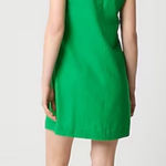 J. Crew Linen Blend Sleeveless Mini Dress Green Size 2P Photo 1