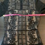 Parker  Black‎ Lace Mesh Mini Dress Sheer Romantic Gothic Party Small Vampcore Photo 5