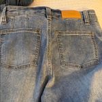 Joie  High Rise Denim Jeans with Button Detail Photo 6