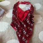 Moschino NWT Siren Hollywood Stencils Sequins One-piece Swimsuit Photo 8