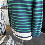 Banana Republic  Green and Blue Striped Blazer Photo 8