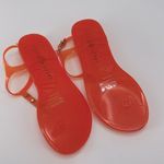 Katy Perry The Geli Star Fish Stud Orange Thong Jelly Sandals Size 8 Photo 5