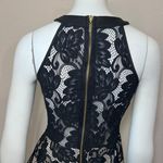 B Darlin B Darin Lace Floral Leaf Halter Ruffle Dress Photo 9