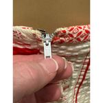 American Vintage Vintage Ruffled Prairie Apron style red white floral patchwork dress size XS Photo 15