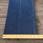 LETTER TO JULIET L.T.J. Sicily Dark Crop Flare Raw Hem Jeans Size 30 Blue Photo 9