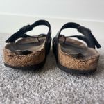 Birkenstock  Mayari Birkibuc Slide On Sandel Black Leather Strap Comfort Support Photo 8