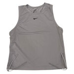 Nike  Gray Side Tie Athletic Active Crew Neck Gym Tank Top Size Women's XS Photo 0