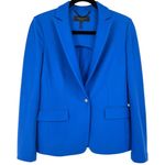 Rag and Bone  Lexington 100% Wool Blazer Jacket Blue Size 2 Designer Minimalist Photo 3