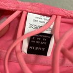 Barbie Pink Lace Bustier XS Open Criss Cross Back Photo 5