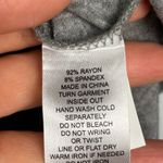 Boston Proper  Gray Short Sleeve Blouse‎ with Sequin Neckline Photo 3