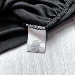 Crave fame Black Ruched Surplice Long Sleeve Top XL Photo 3