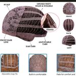 Cosplay 18 inch pink wig with bangs Size undefined Photo 3