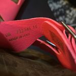 Saint Laurent Jimmy Buckle Flat Sandals in Suede Size 36 Photo 5