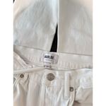 AGOLDE Womens Jeans White Riley High Rise Straight Crop Denim Button Fly Size 27 Photo 5