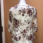 Full Tilt  white floral blouse nwt Photo 2