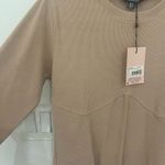 Missguided Cream Ribbed Corset Detail Bodysuit Photo 2