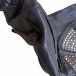 Free People West side Studded Sling bag Black Leather Hobo Bag Photo 3