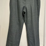 Larry Levine Vintage Signature  Sz: 18 Wool Houndstooth Flat Front Pant. Lined. Photo 0