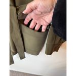 Jones New York Long Sleeve Belted Button Up Shirt Dress Green Women's Size 12 Photo 3