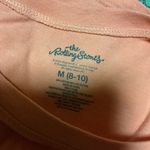 The Rolling Stones  Floral Tongue Graphic T-Shirt Peach Band Tee Photo 1