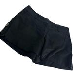 Bebe black side button tab cuff shorts Size 2 Photo 0