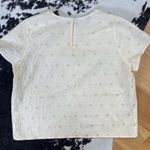 Atelier Orion Women’s Textured Flower Boxy Short Sleeve Size Large Photo 6