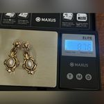 Avon Pierced Pearl Earrings, Victorian Revival 1980s Vintage Jewellery Photo 3