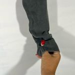 Aerie  OFFLINE THROWBACK CROP CORSET SWEATSHIRT HALF ZIP DISTRESSED GRAY‎ NEW Photo 2