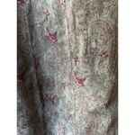 80s leather paisley maxi skirt M Aline stretch Ranch hippie Western Ranch boho Brown Size M Photo 4