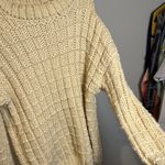 Moon River  Cream chunky Knit Sweater Photo 2