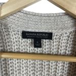 Banana Republic  Oversized Cable Knit Wool/Alpaca Blend Cardigan in Beige Size S Photo 3